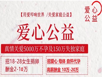 朝阳捐卵助孕生子 爱心志愿者招募